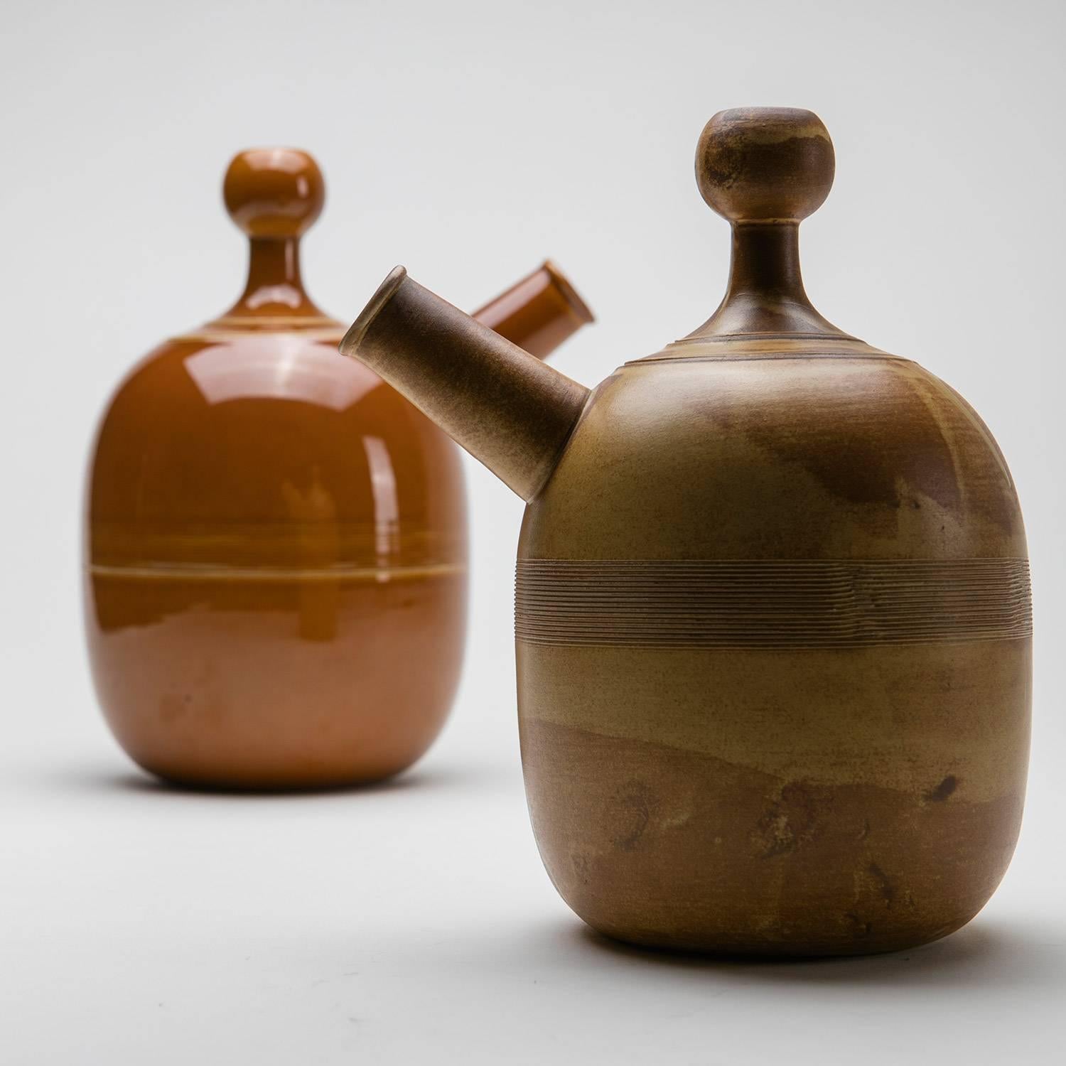 Keramik-Teeservice „Compact“ von Ambrogio Pozzi für Ceramica Franco Pozzi, 1960er Jahre im Angebot 1