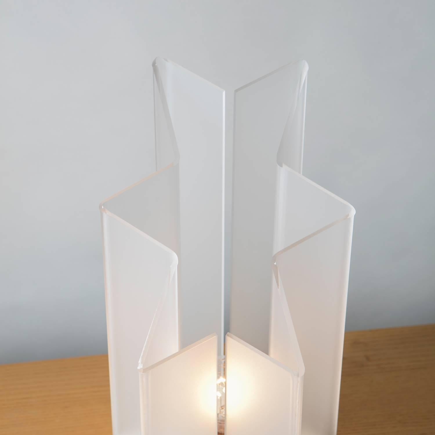 Plastic Rare Set of Two Table Lamps by Carla Venosta, Italy, 1990s For Sale