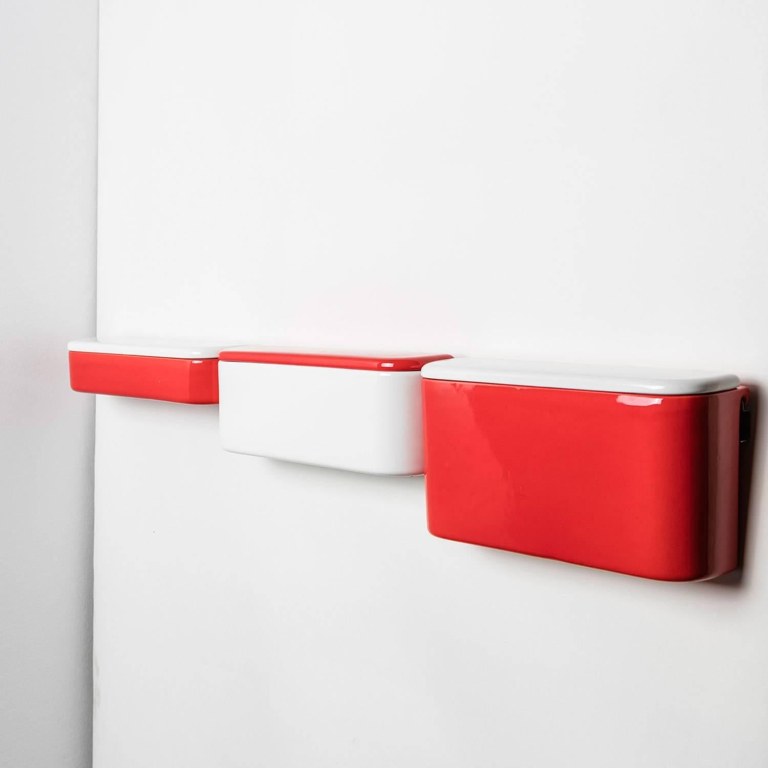 Modern Adjustable Ceramic Wall Units by Sicart, Italy
