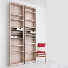 Set of Four "Rialto" Wood Bookcases by Carlo Scarpa for Simon Gavina, 1970s