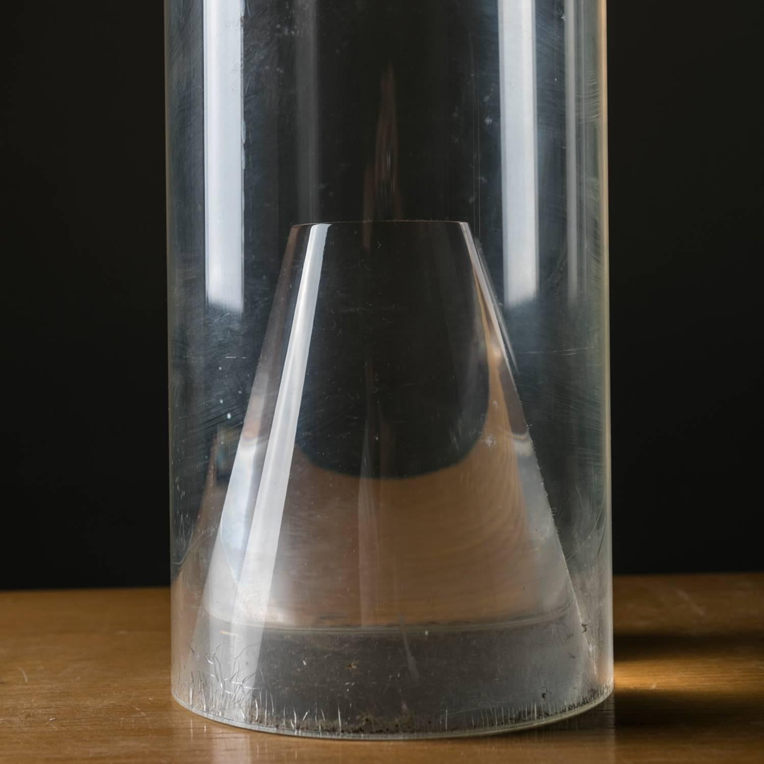 Italian Plexiglass Prototype Vase by Carla Venosta, Italy, 1970s For Sale