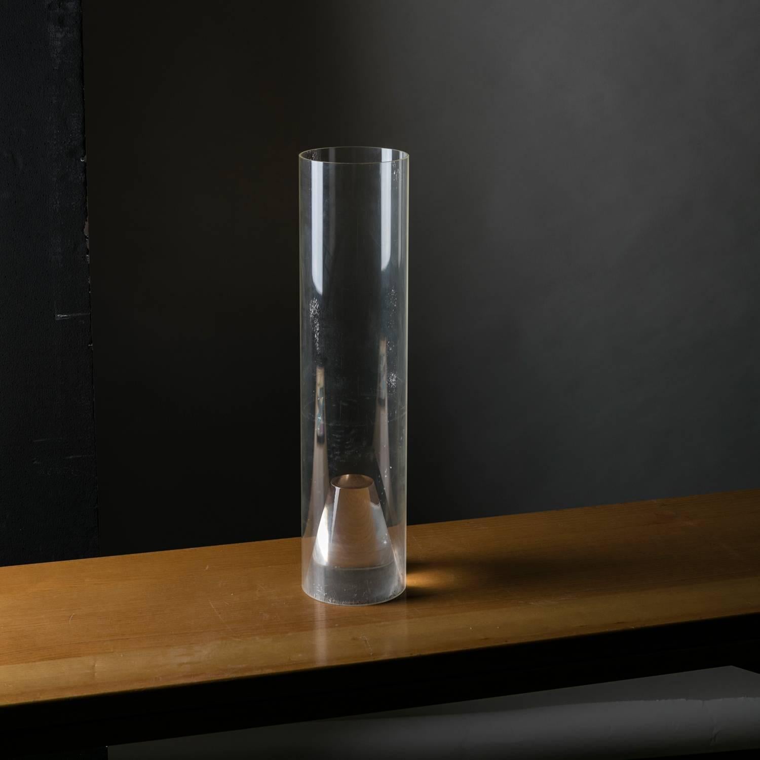 One-off plexiglass vase by Carla Venosta.
