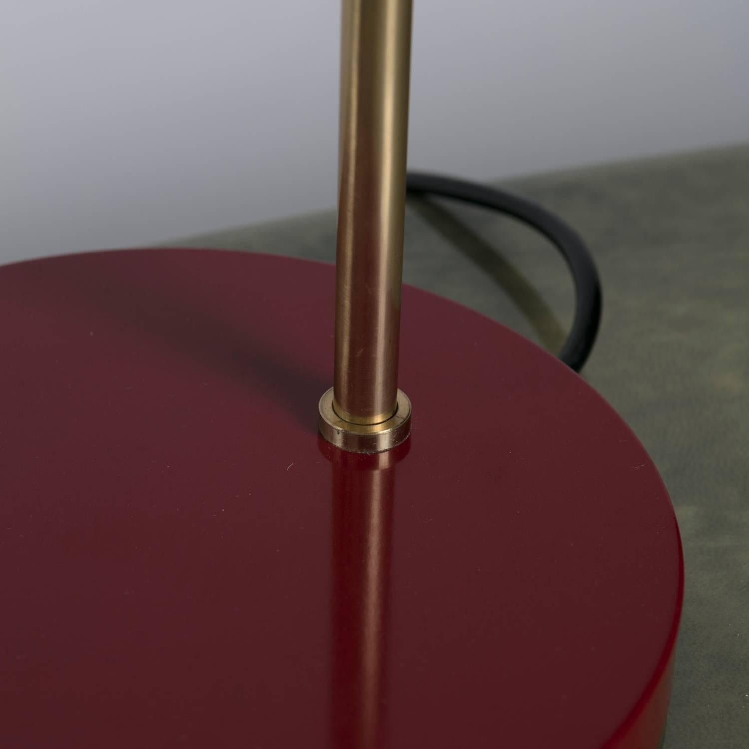 Rare lampe de table en métal de Reggiani, Italie, 1970 en vente 2