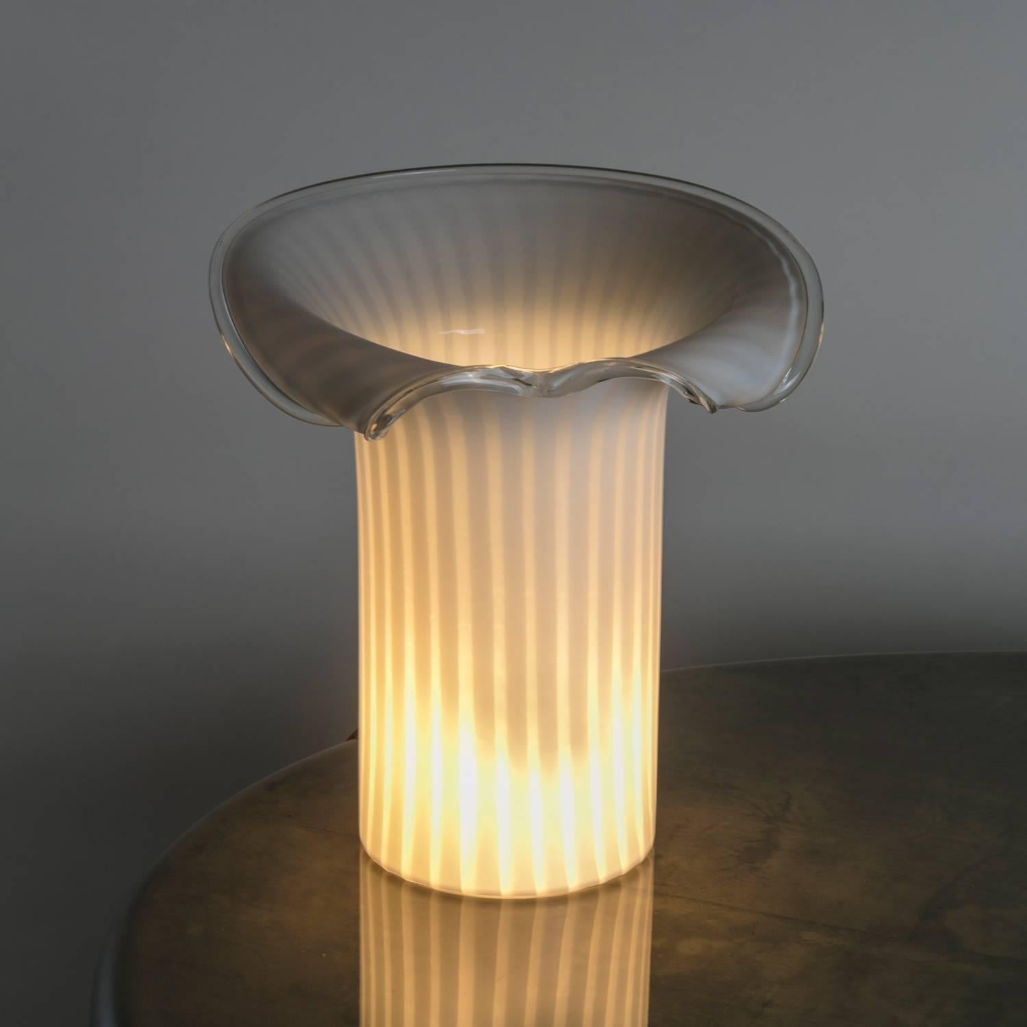 Marvelous Murano table lamp.
