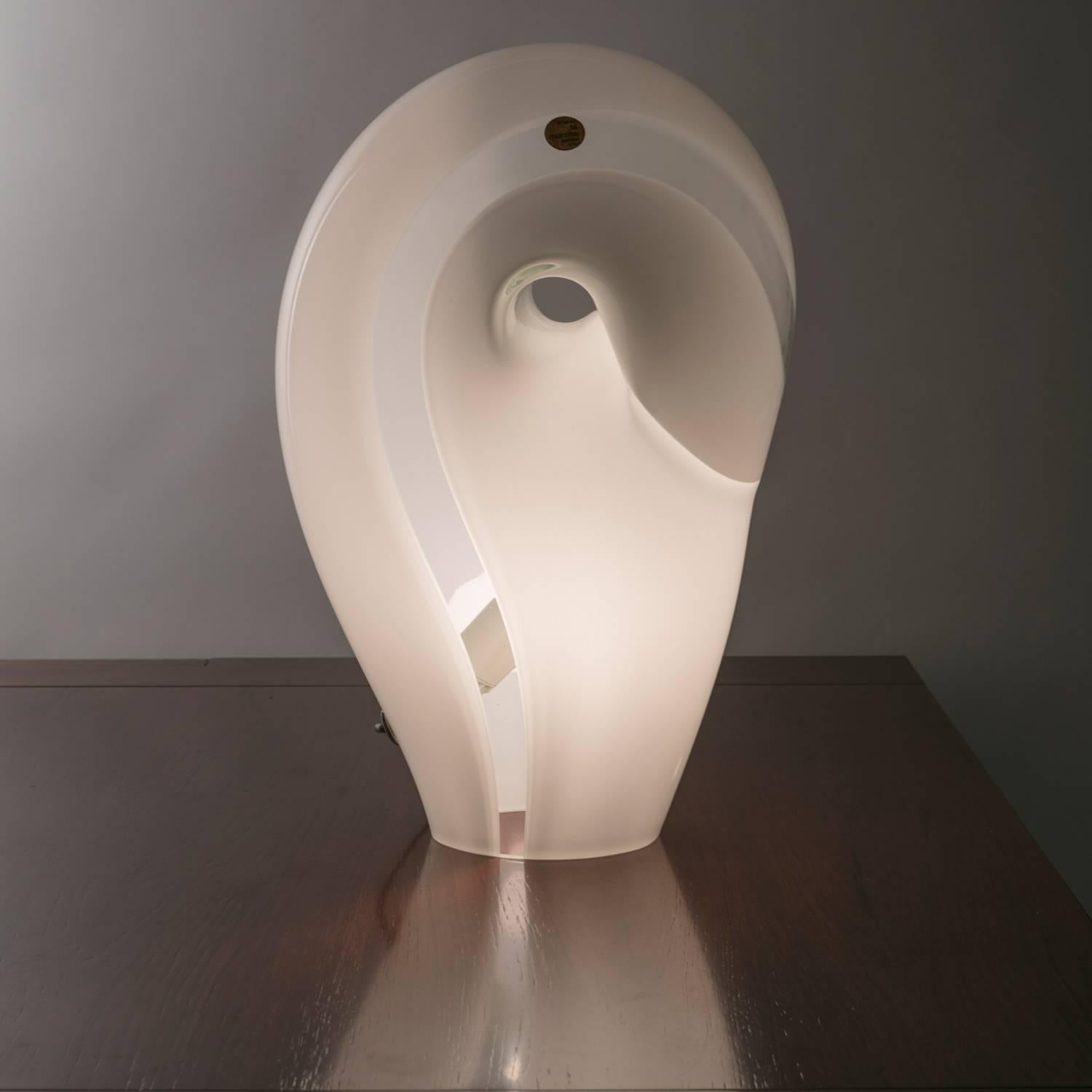 italien Lampe de table en verre de Murano par La Murrina, Italie, 1970 en vente