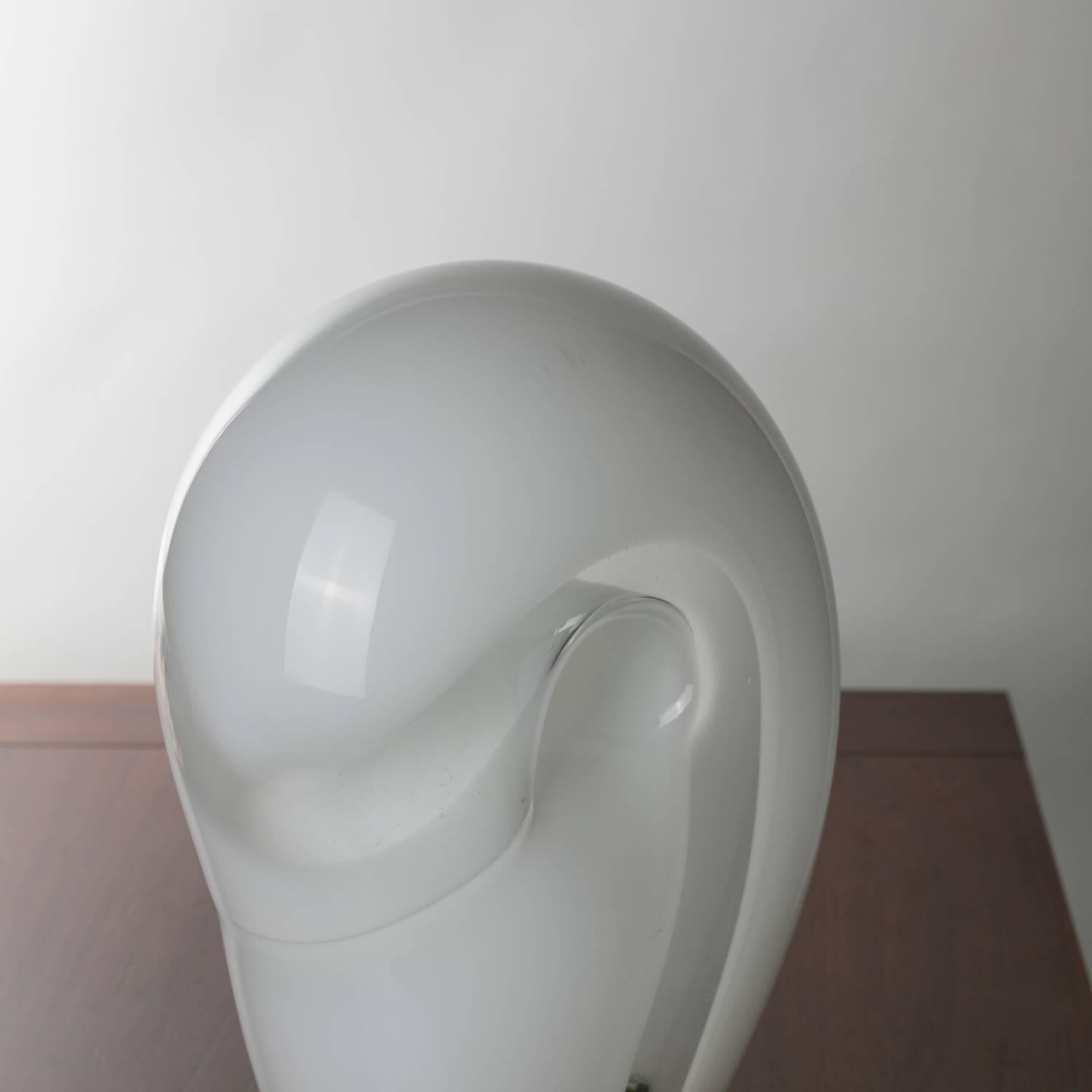 Late 20th Century Murano Glass Table Lamp by La Murrina, Italy, 1970s For Sale