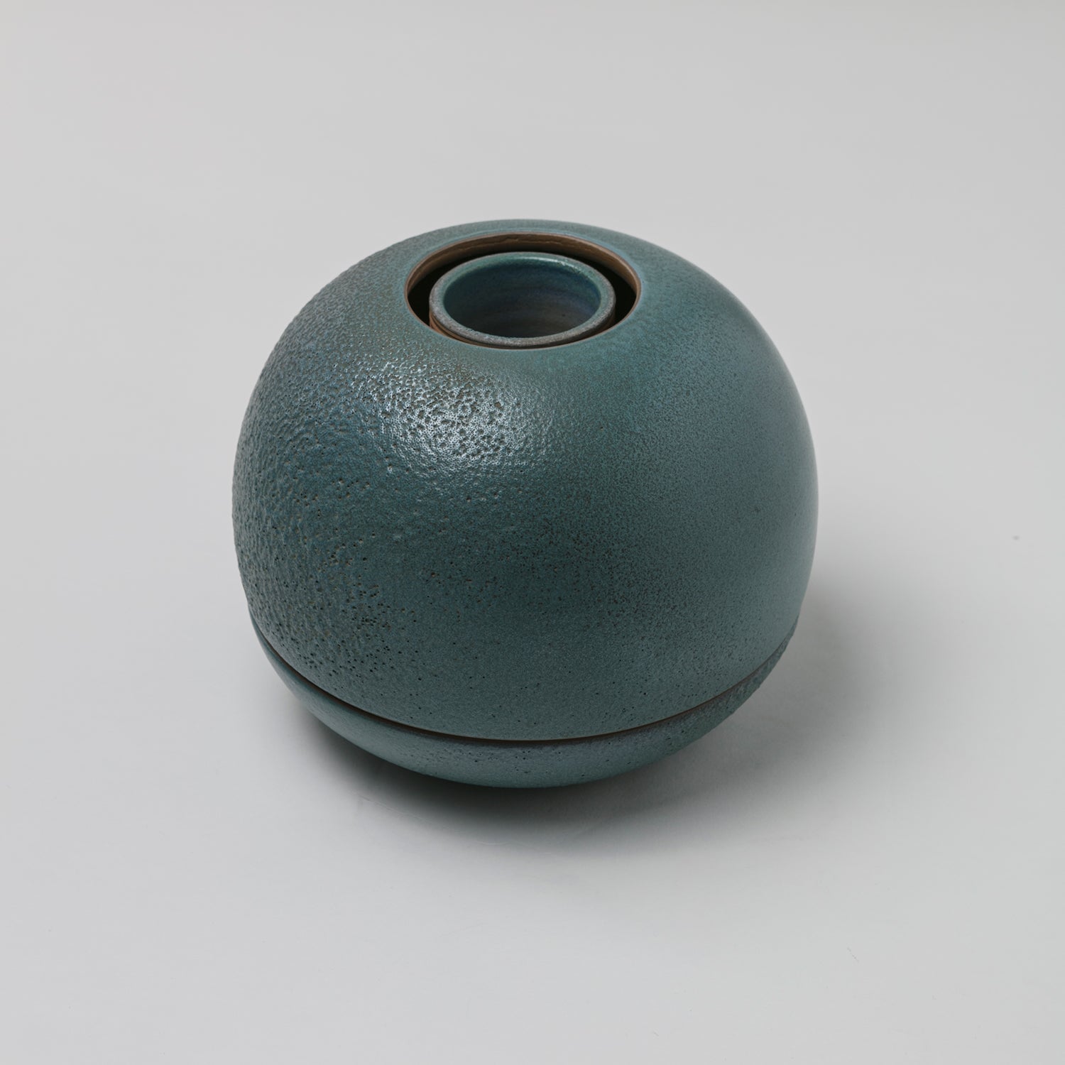 Glazed Ceramic Vase by Franco Bucci for Laboratorio Pesaro, Italy, 1970s For Sale