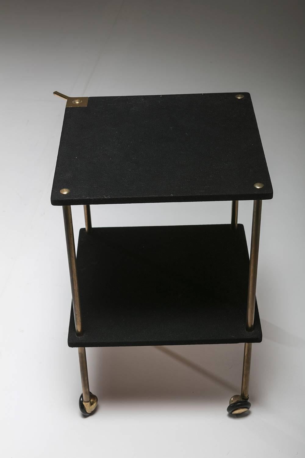 Pair of Side Tables Model T9 by Luigi Caccia Dominioni for Azucena In Good Condition In Milan, IT