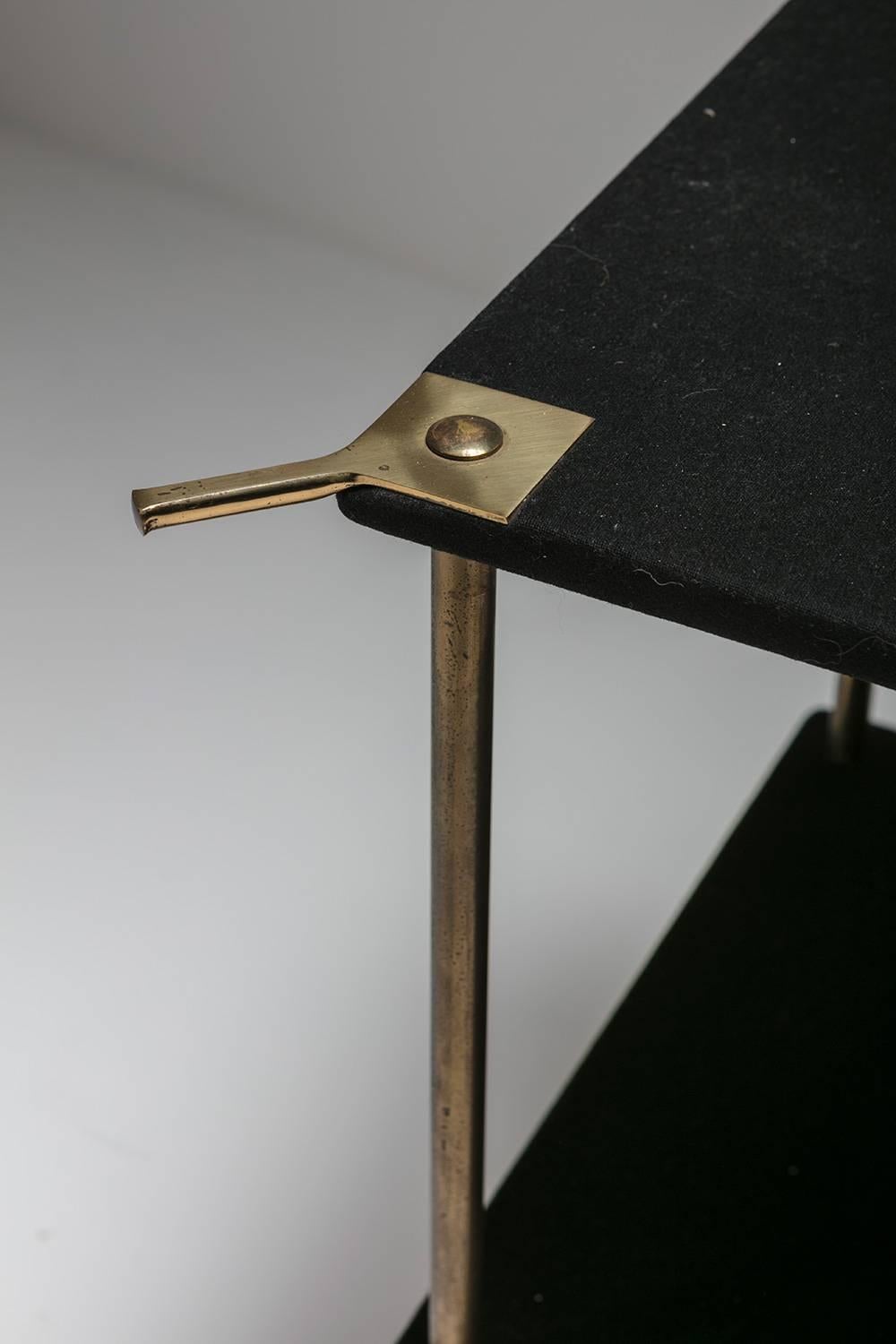 Mid-20th Century Pair of Side Tables Model T9 by Luigi Caccia Dominioni for Azucena