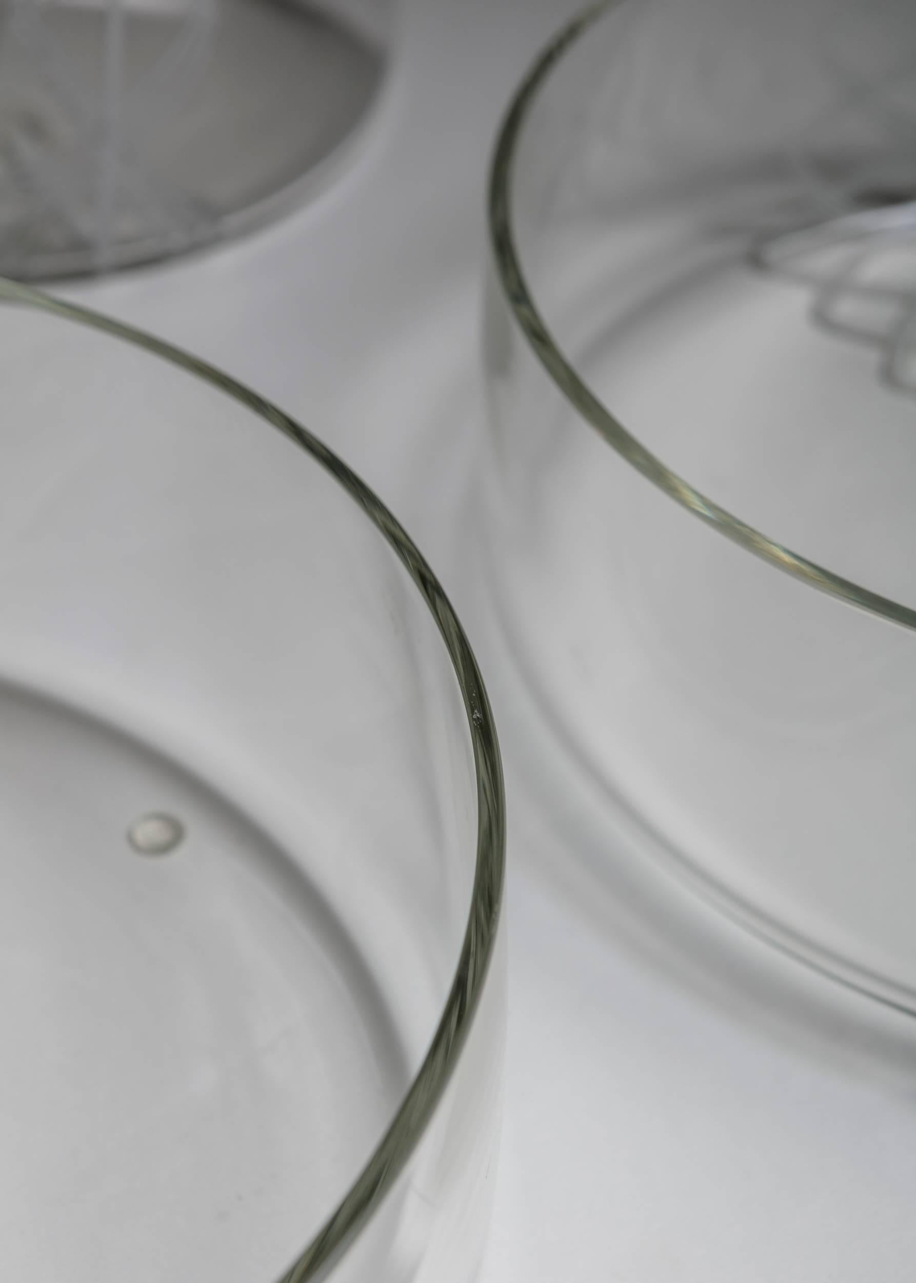 Late 20th Century Set of Three Vases by Alfredo Barbini for Barbini, Italy, 1970s