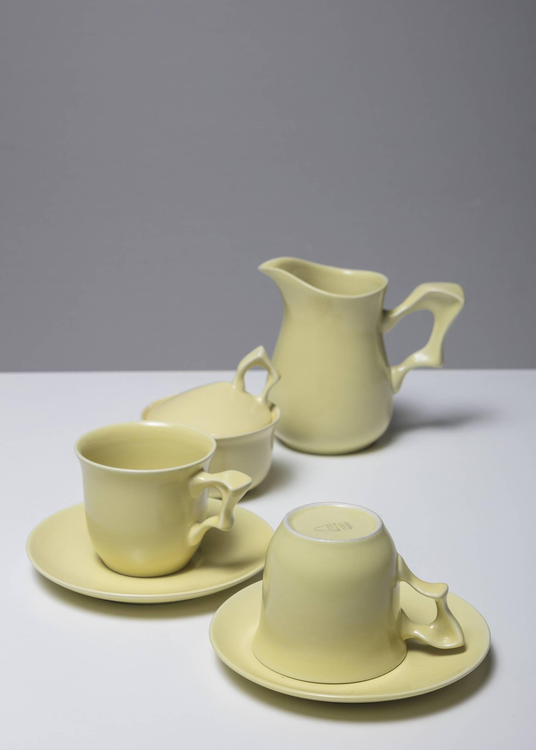 Mid-Century Modern Ceramic Set by Antonia Campi for SCI Laveno
