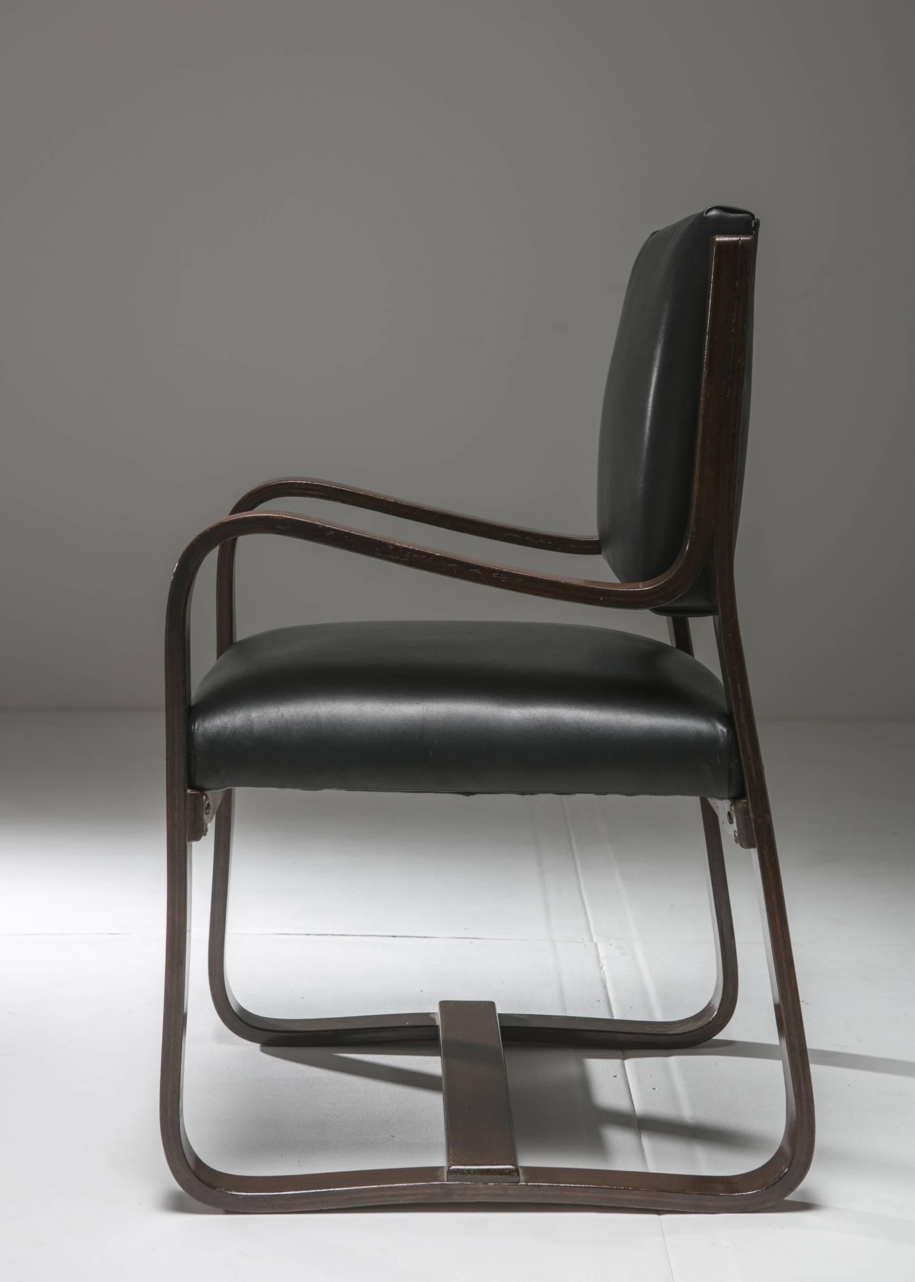 International Style Armchair by Giuseppe Pagano