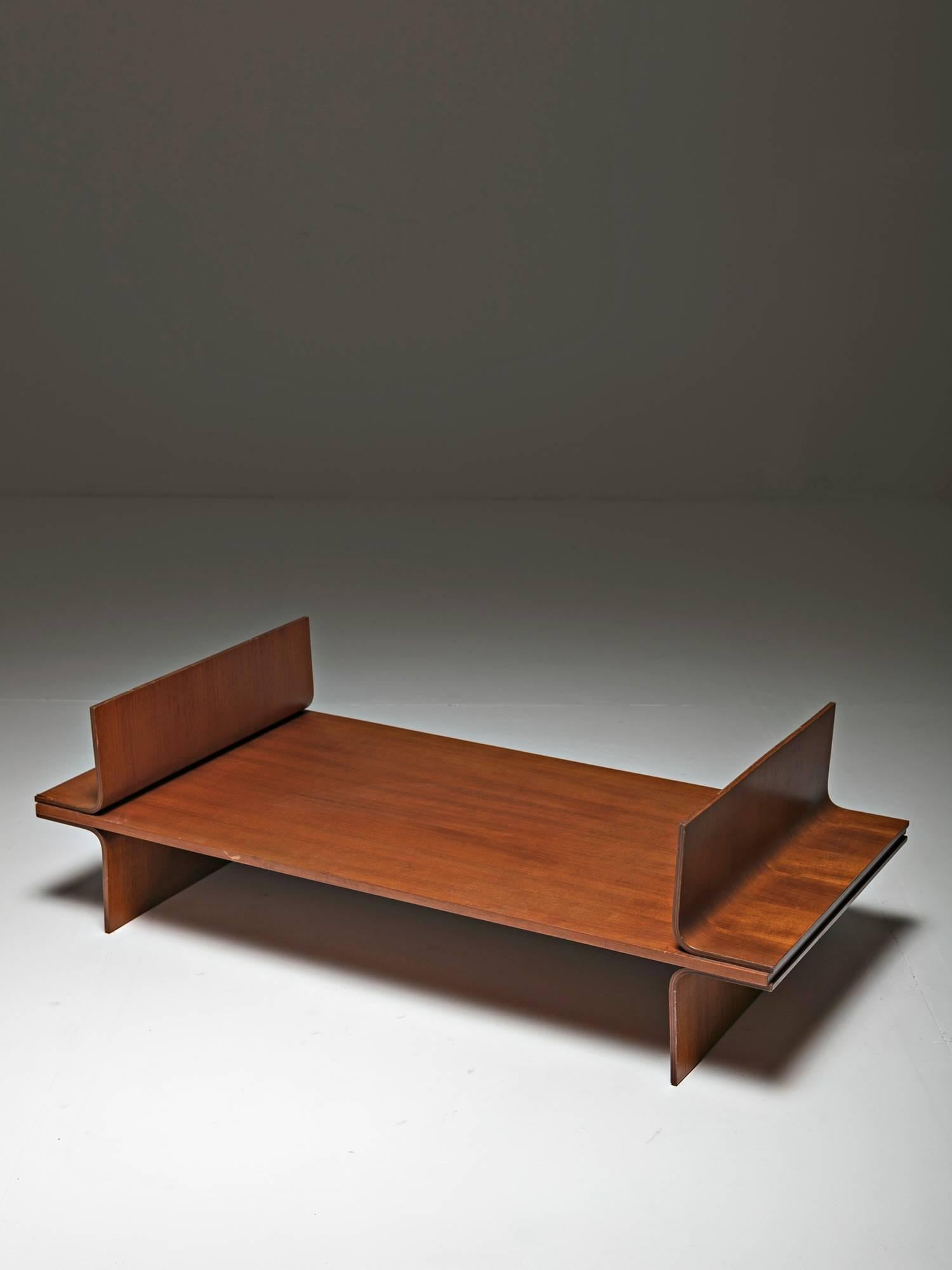 Minimalist Plywood Coffee Table by Cassina