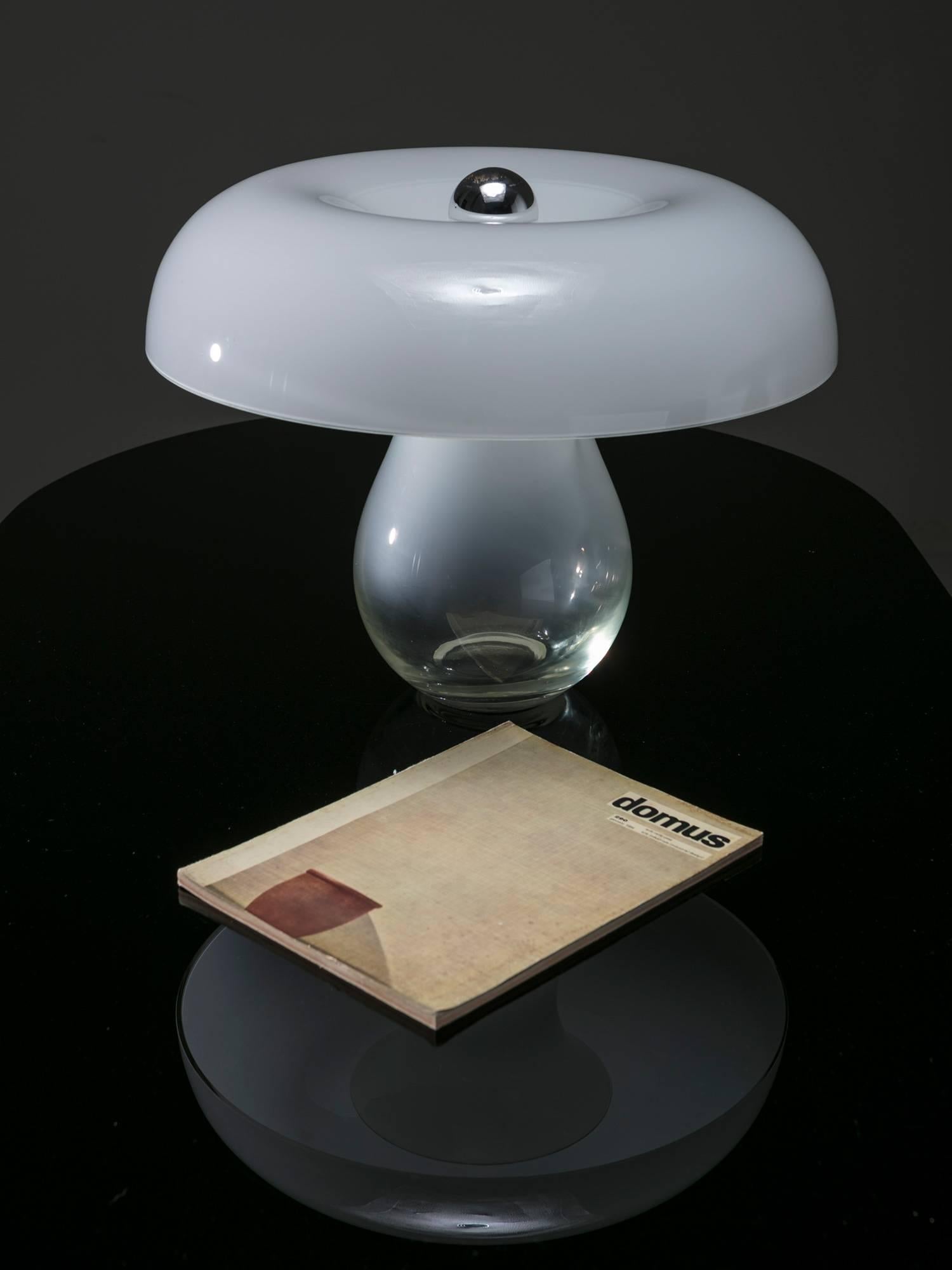 Italian Murano Glass Table Lamp Attributed to VeArt