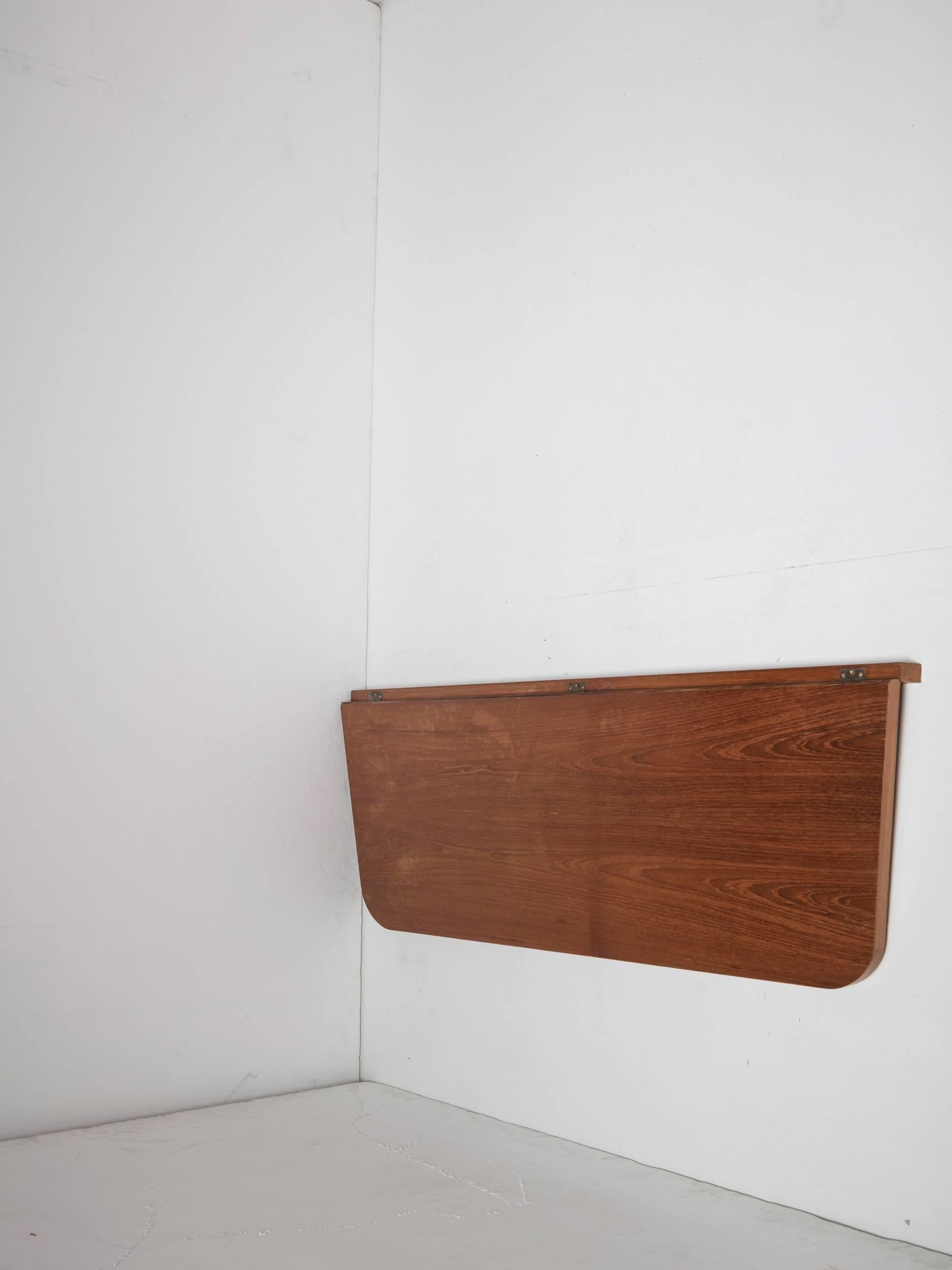 Mid-Century Modern Italian 50s Folding Wall Desk