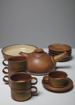 Keramik-Teeservice aus Keramik von Franco Bucci für Laboratorio Pesaro, Italien, 1970er Jahre