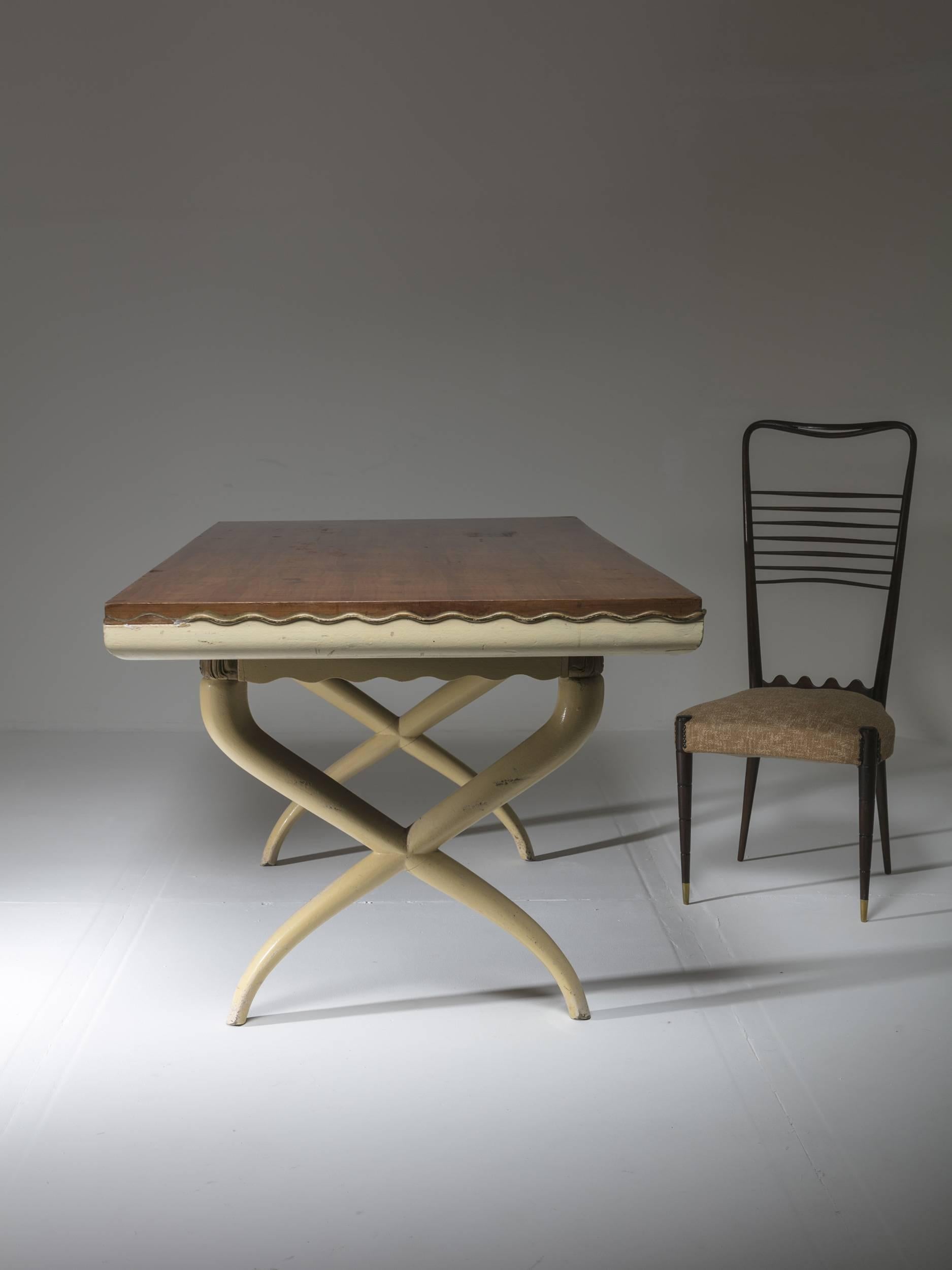 Mid-20th Century Italian, 1930s Table in the Style of Tomaso Buzzi