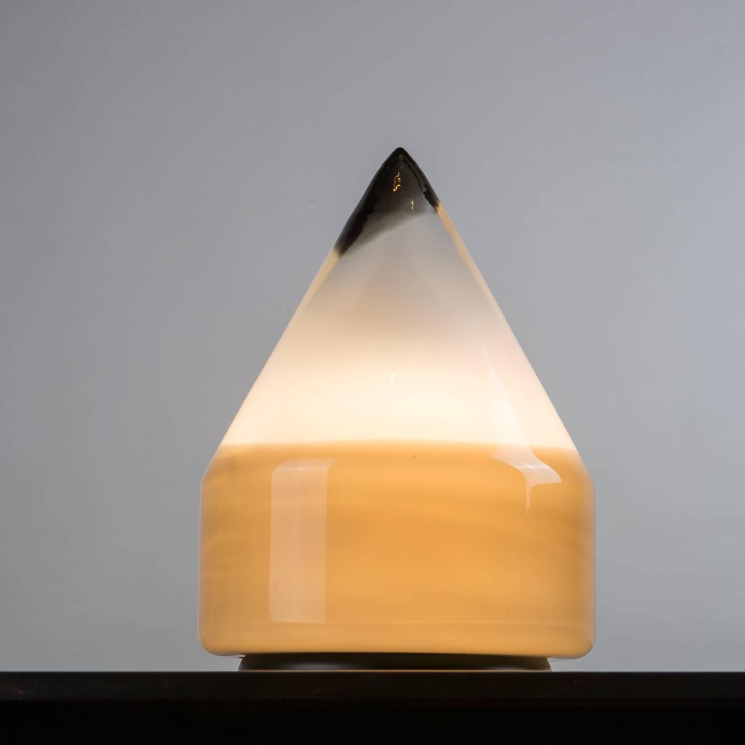 Italian 1960s Murano Glass Table Lamp In Good Condition In Milan, IT