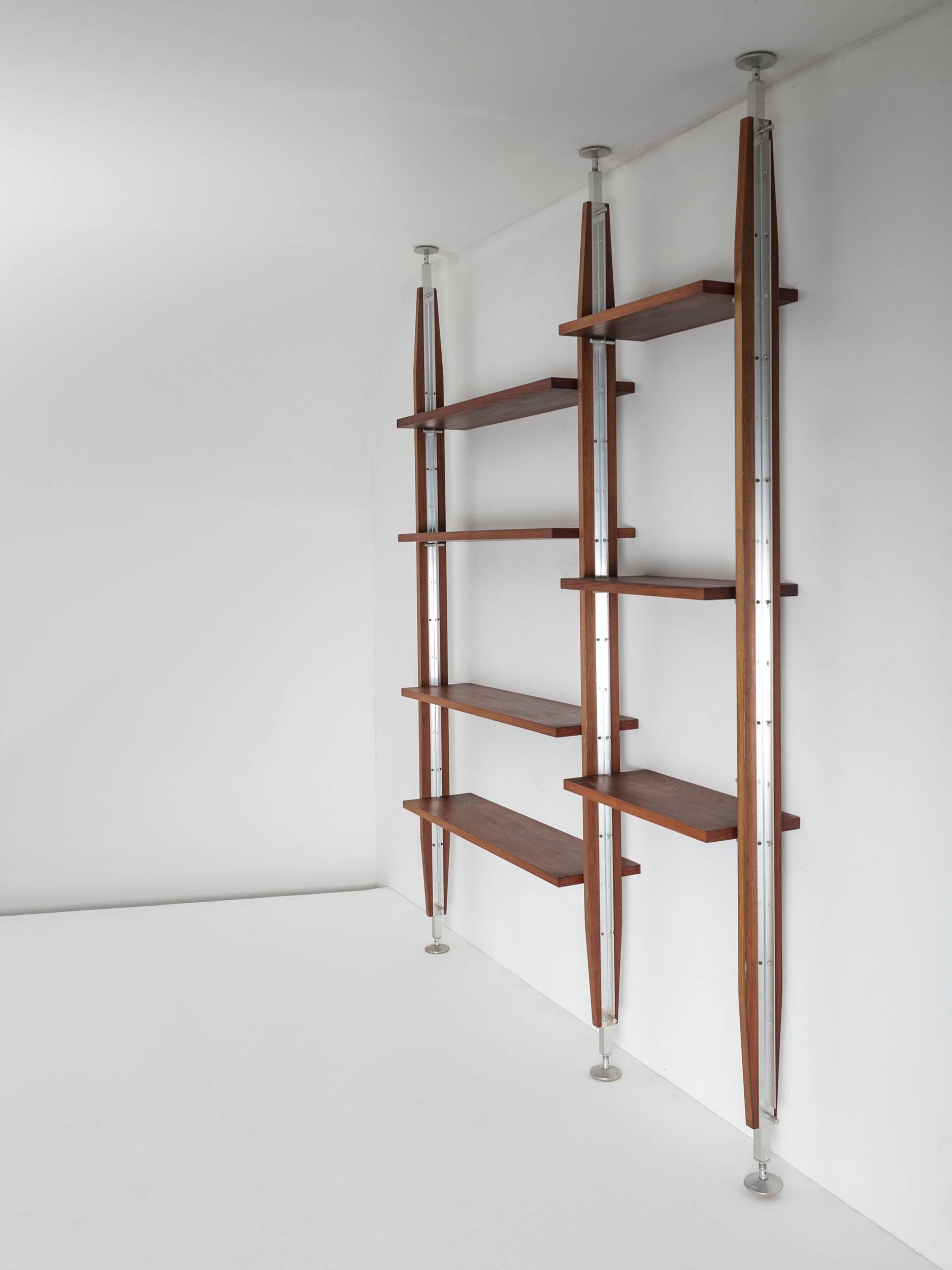 Mid-20th Century  Remarkable Bookcase, Italy, 1960s For Sale