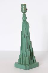 Machine Age Art Deco Frankart Spirit of Modernism Skyscraper Table Lamp #L215