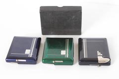 Machine Age Art Deco Magic Case Automatic Cigarette Case and Lighter