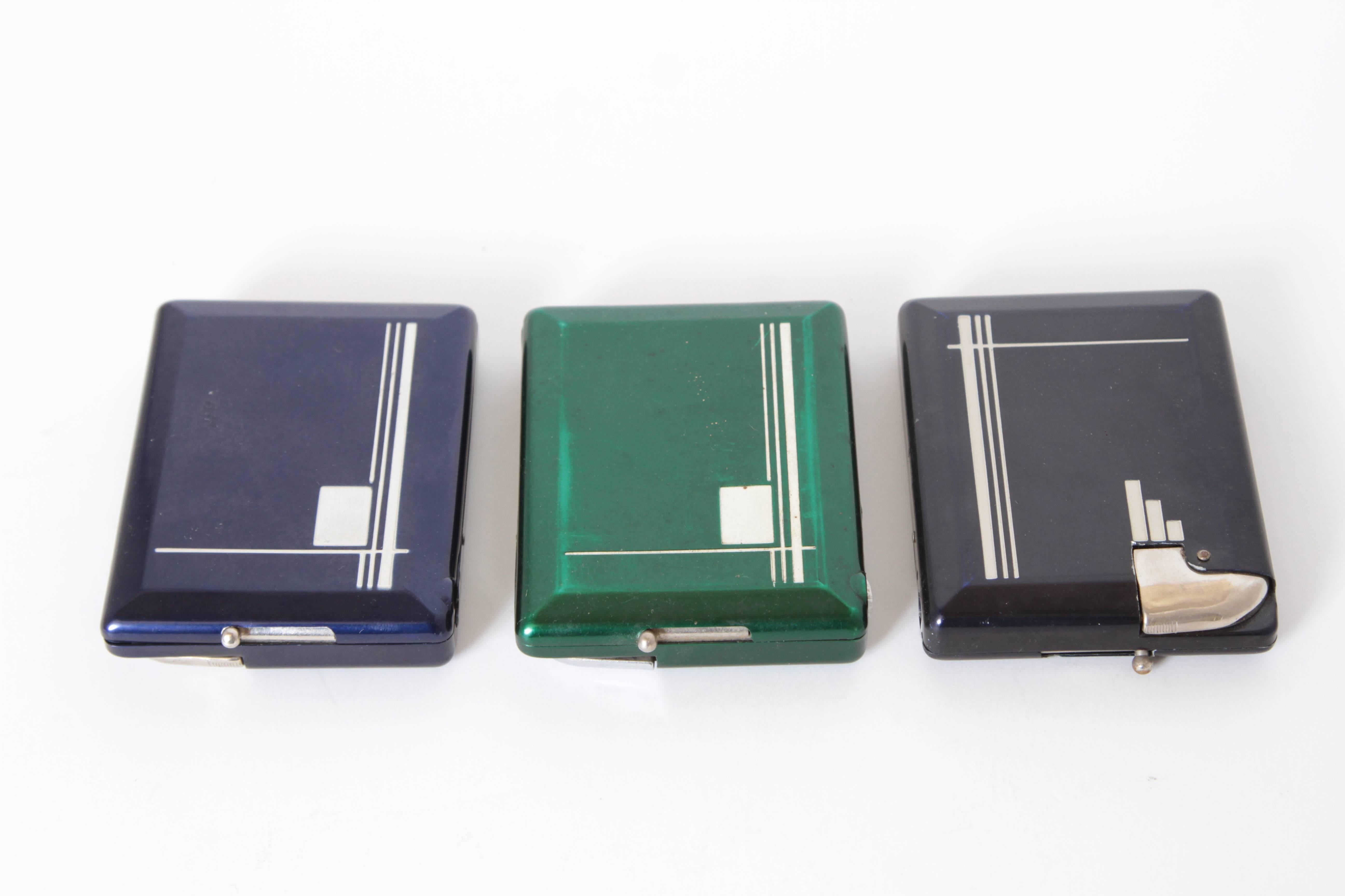 automatic cigarette case with lighter