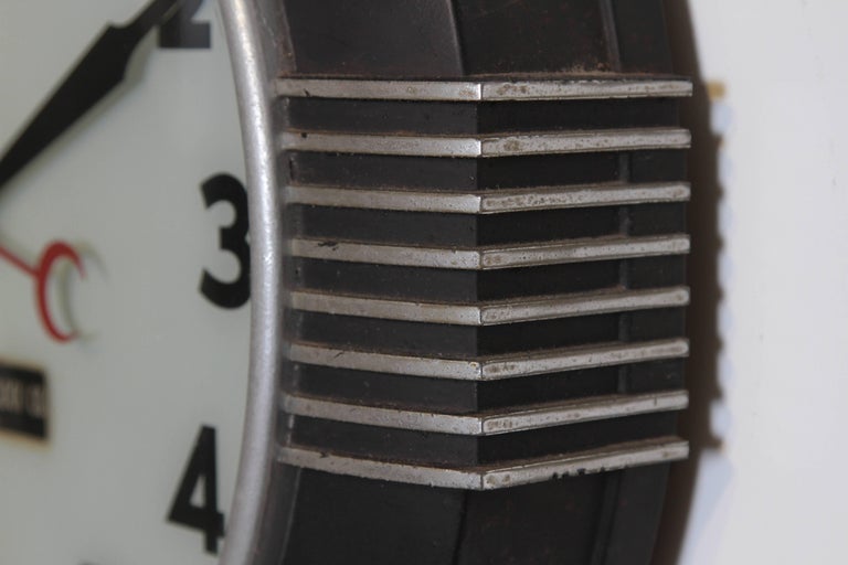 インテリア時計 1930's Hammond Synchronous Wall Clock Art Deco Machine Age Wall Clock Hammond Synchronous at