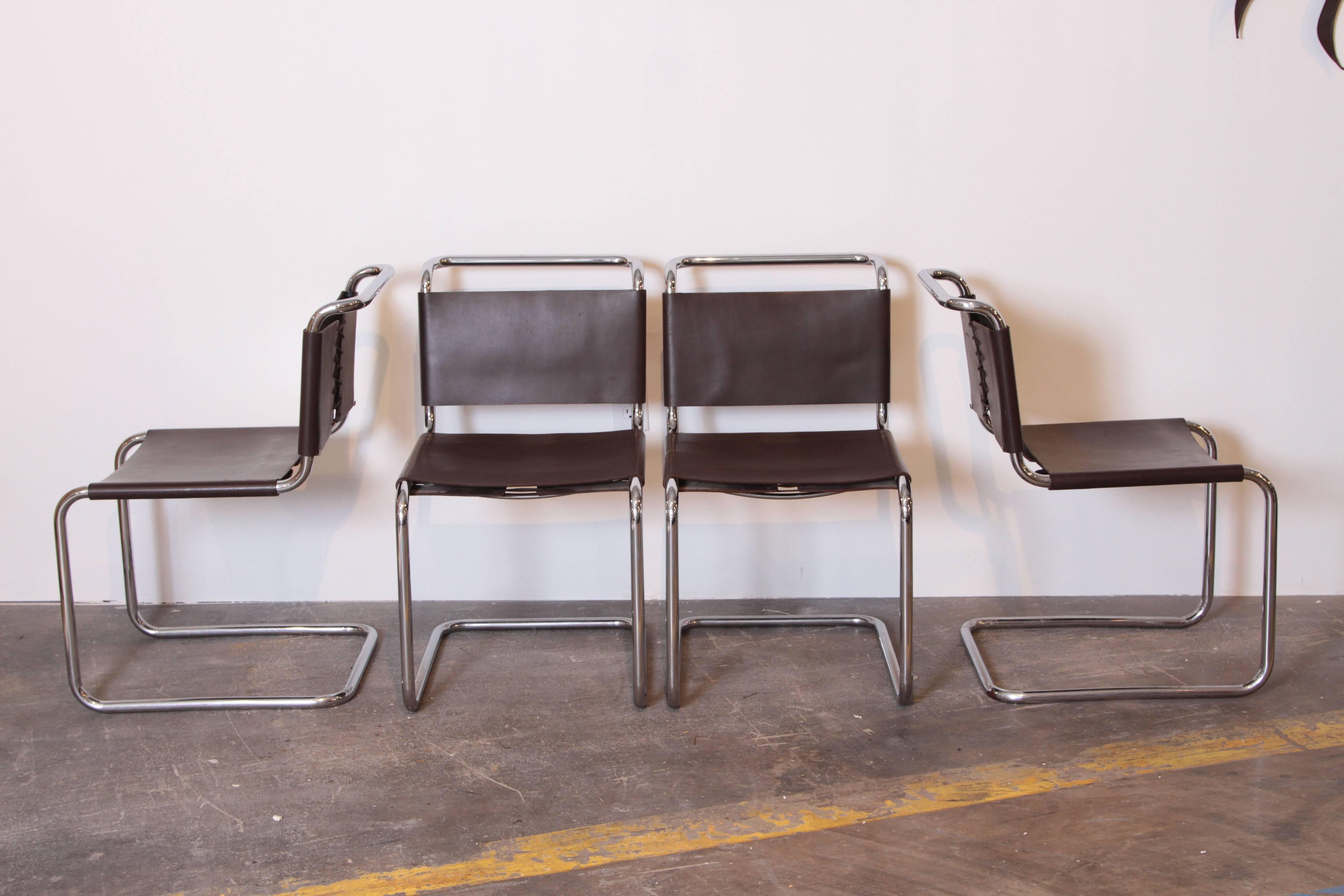 Late 20th Century 1978 Knoll Spoleto Mid Century Side Chairs by Ufficio Tecnico  Set of Four 