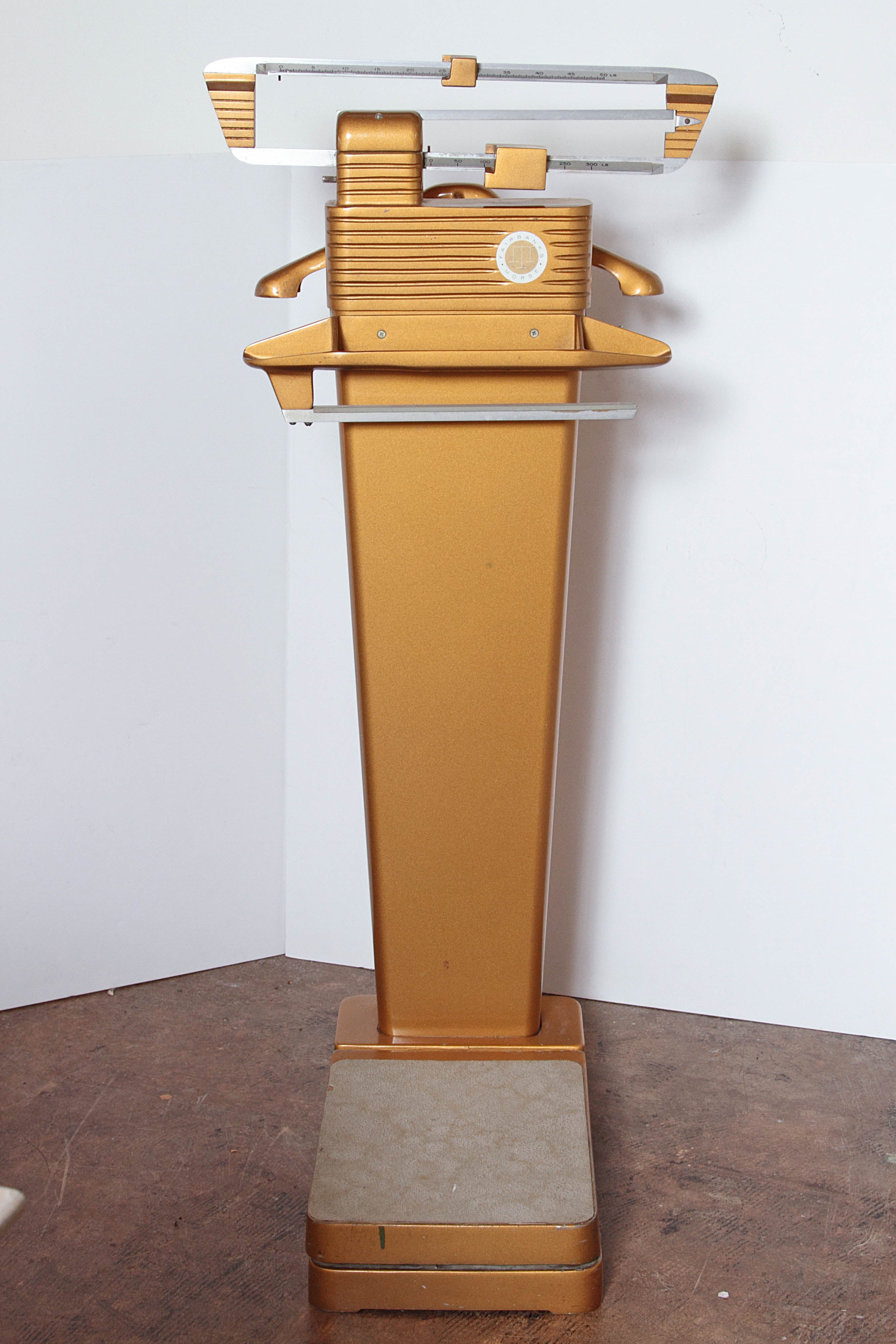 Classic Fairbanks Morse Patented Machine Age Design Gentleman's Valet Scale