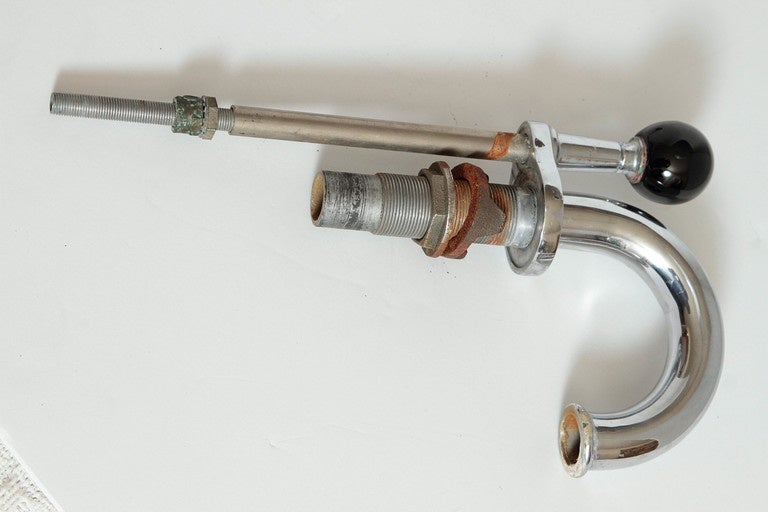 George Sakier Designed Machine Age Faucet Set for Standard Sanitary, circa 1933 1