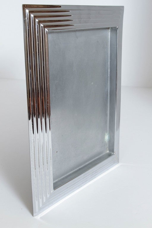 Chrome Norman Bel Geddes Revere Art Deco Machine Age Manhattan Centerpiece
