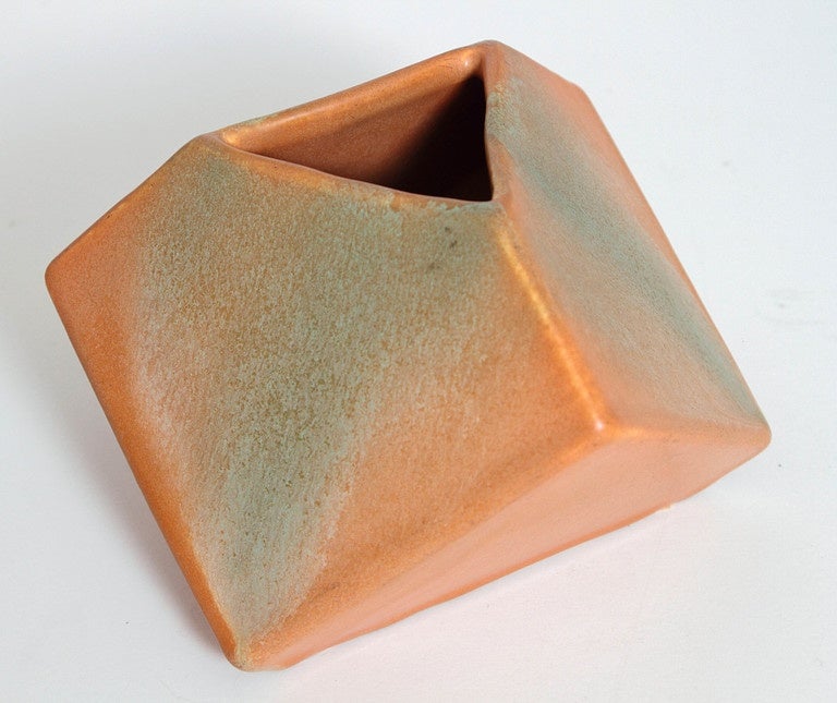 Art Deco Collection Original Reuben Haley Muncie Rombic Cubist Pottery