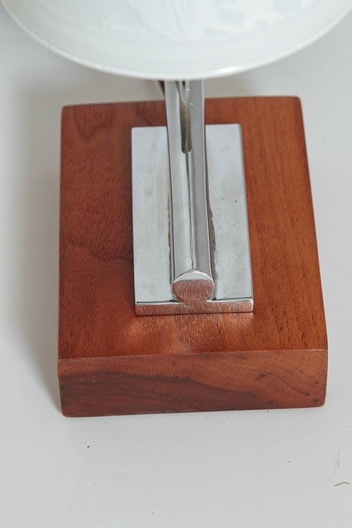 Vintage Streamline Machine Age Desk Lamp For Sale 2