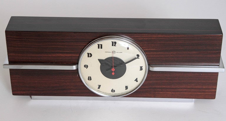 Minty Original Gilbert Rohde Herman Miller Machine Age Clock, No. 6366 ...