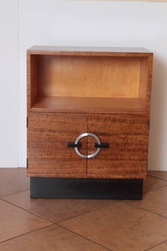 Art Deco Machine Age Gilbert Rohde Herman Miller, 1934 East India Laurel Cabinet
