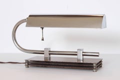 Machine Age Art Deco Adjustable Desk Lamp in Manner of Gilbert Rohde