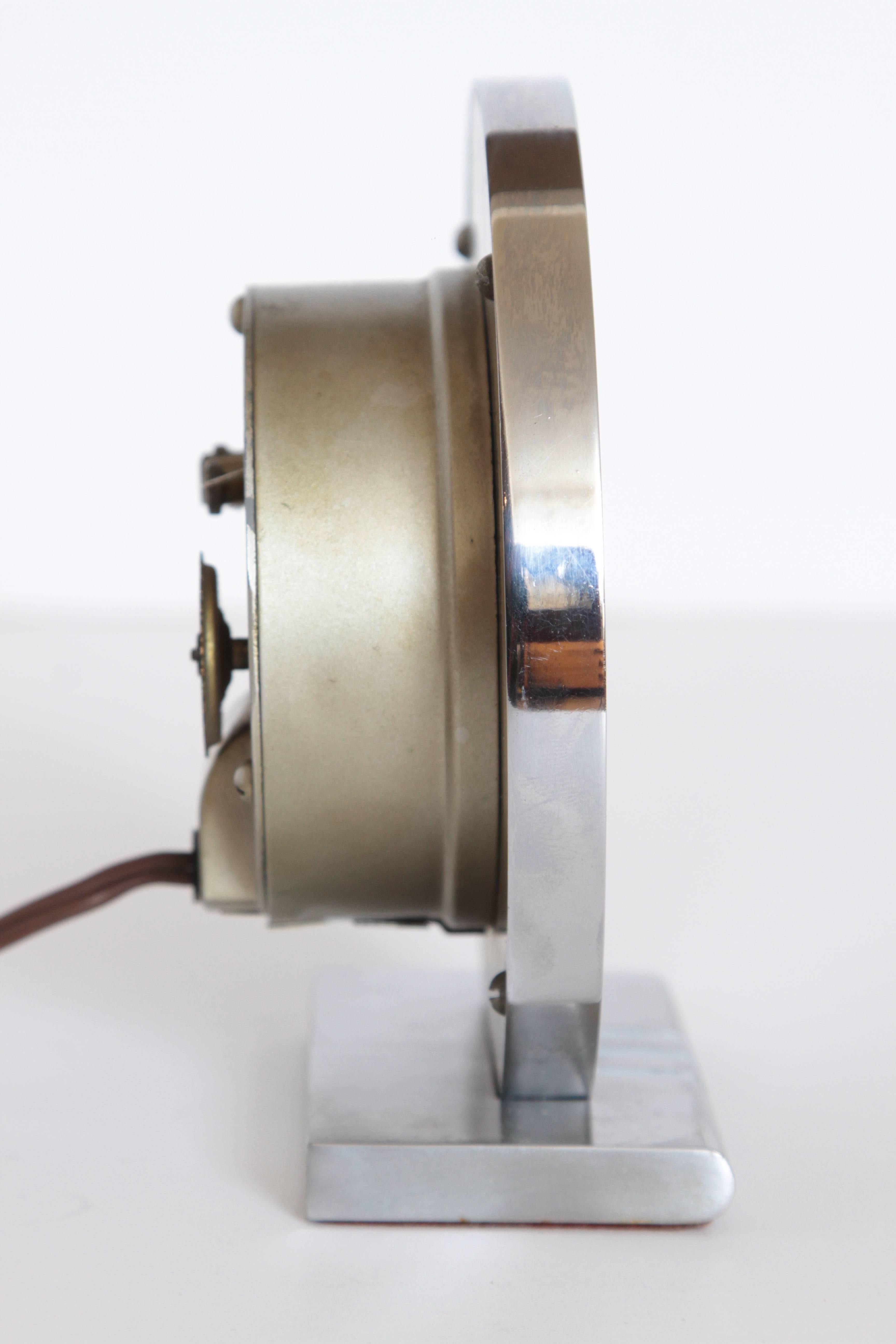 Machine Age Art Deco Gilbert Rohde for Herman Miller Iconic Desk Clock 2