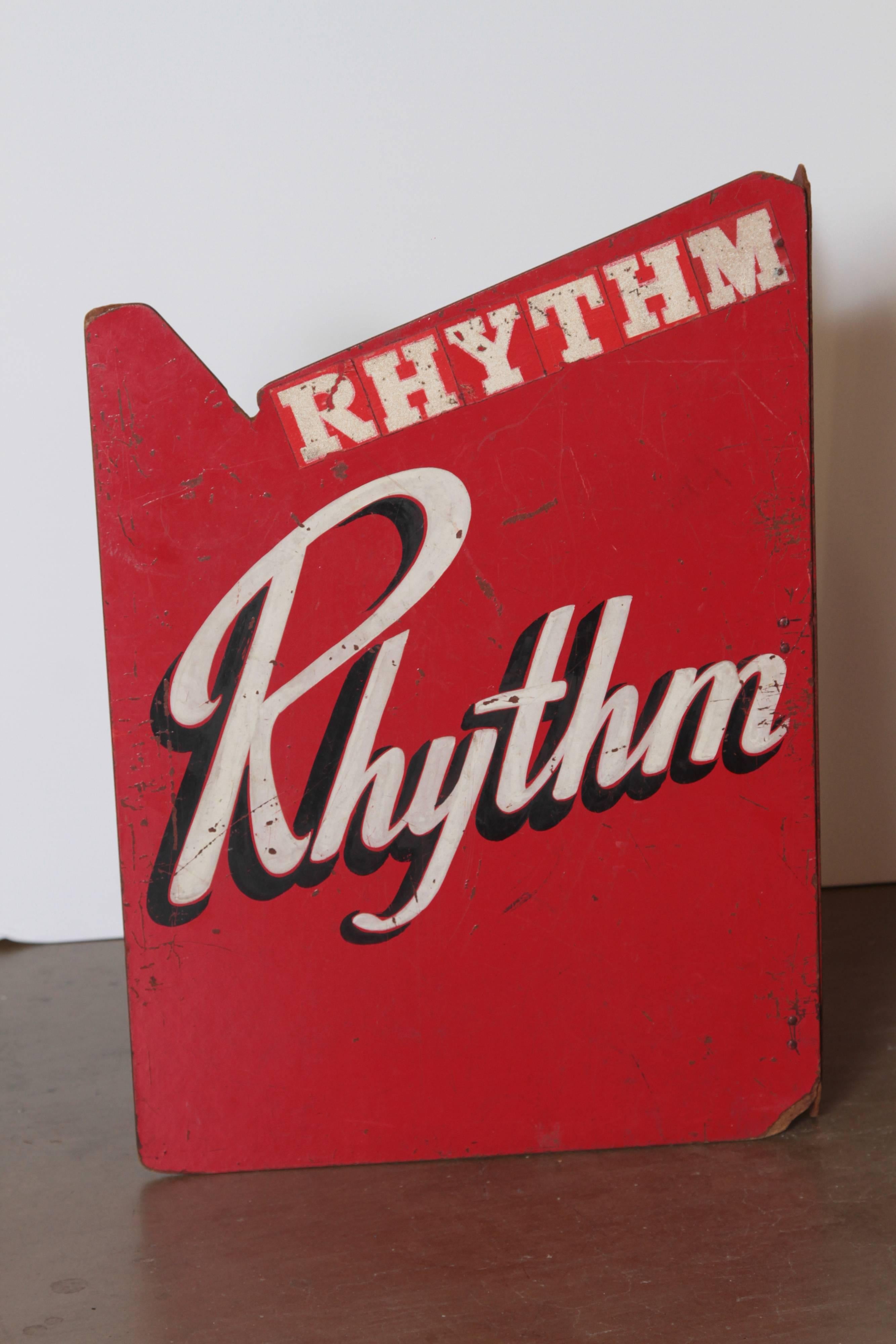 Art Deco Painted Wood Bandstand Rhythm Aces from 1930s-1940s In Fair Condition For Sale In Dallas, TX