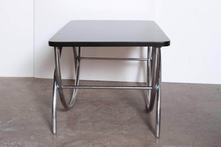 Mid-20th Century Art Deco Machine Age Wolfgang Hoffmann Howell Cocktail Table  ONE Remains For Sale
