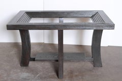 Post Art Deco Paul Frankl Cerused Oak Side Table by Brown Saltman Midcentury