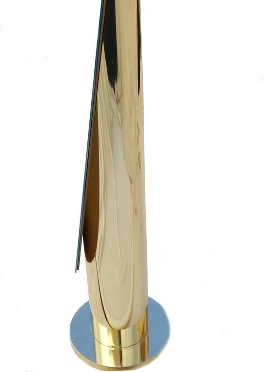 Modern Glam Full Length Cylinder Floor Standing Mirror at 1stDibs