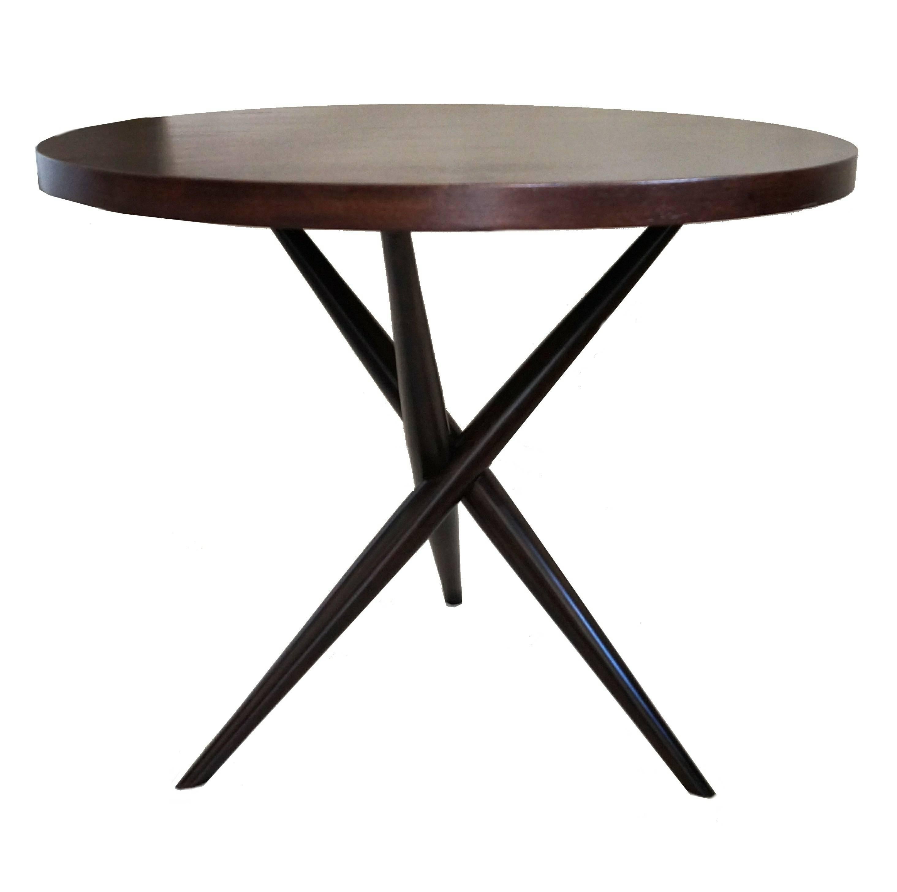 T. H. Robsjohn-Gibbings Center Hall Occasional Tripod Table for Widdicomb