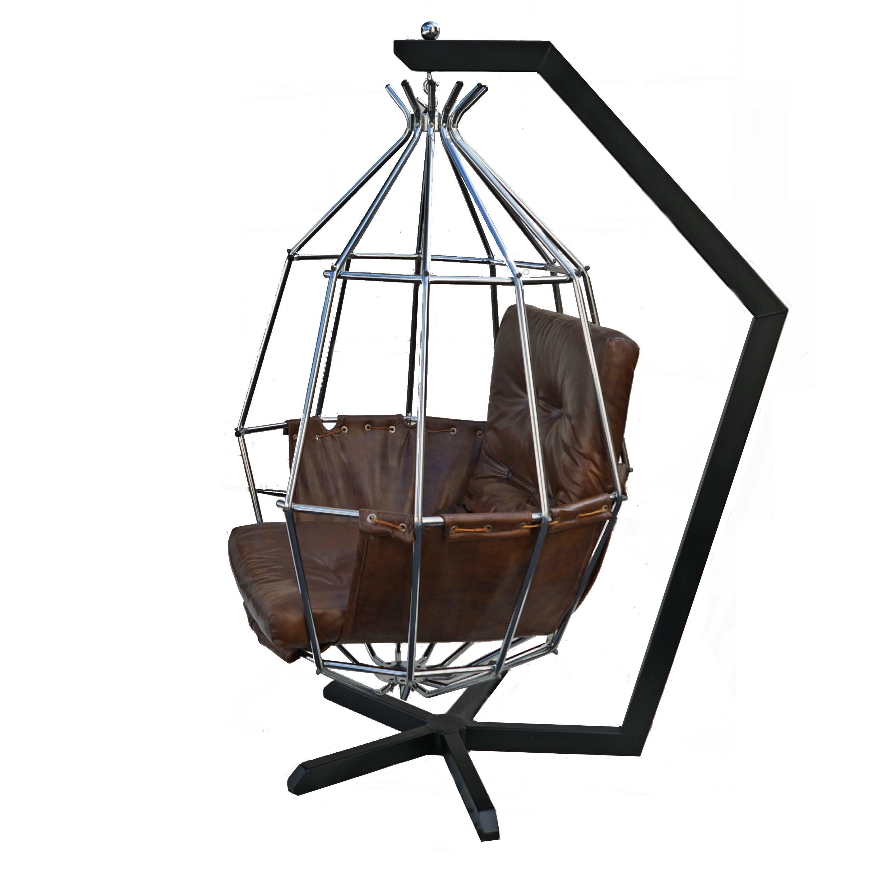 Swedish Ib Arberg Hanging Parrot Mid-Century Modern Chair For Sale