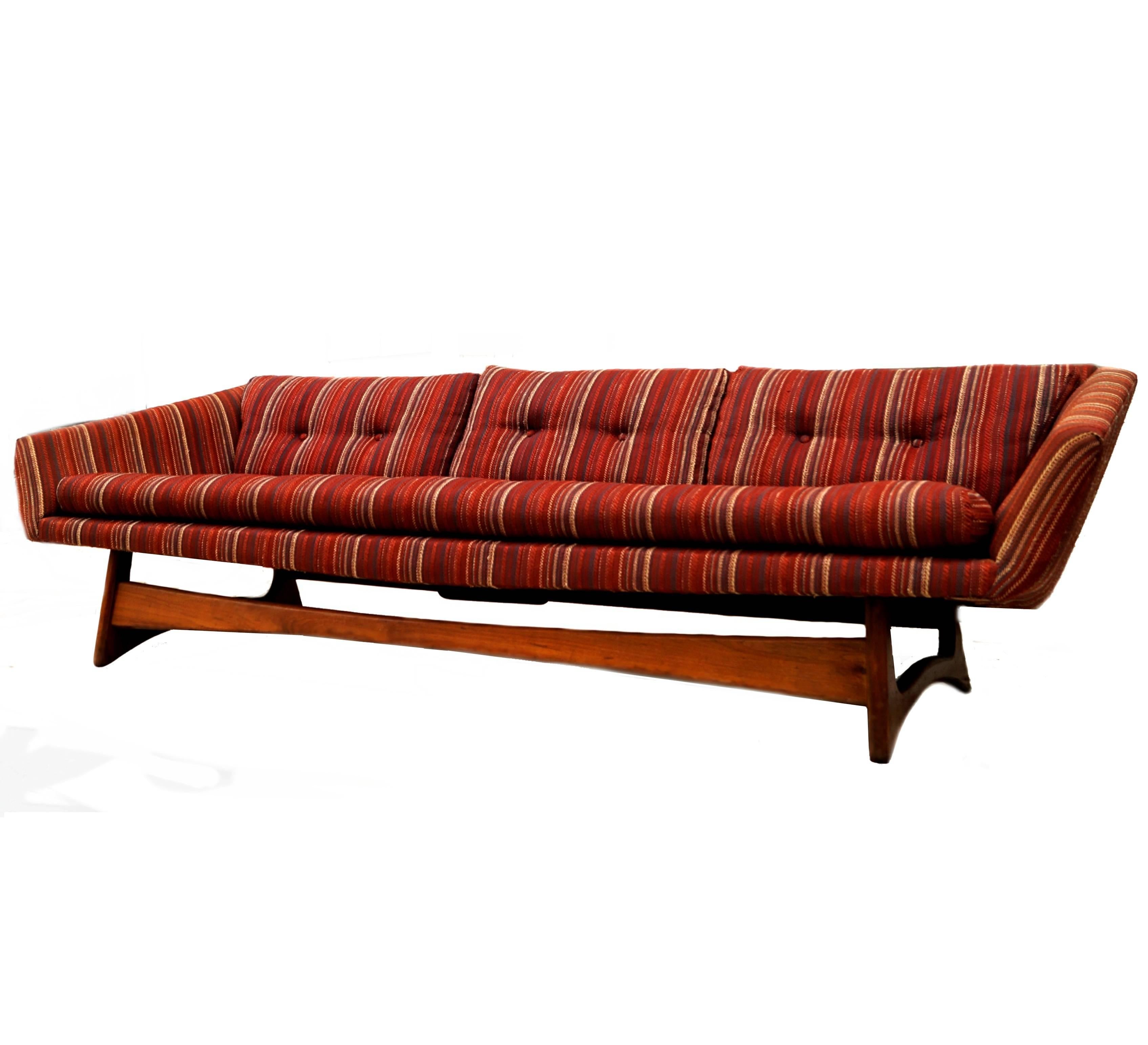 American Adrian Pearsall for Craft Associates Sculptural Mid-Century Modern Sofa