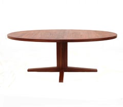 John Mortensen Expandable Rosewood Dining Conference Table