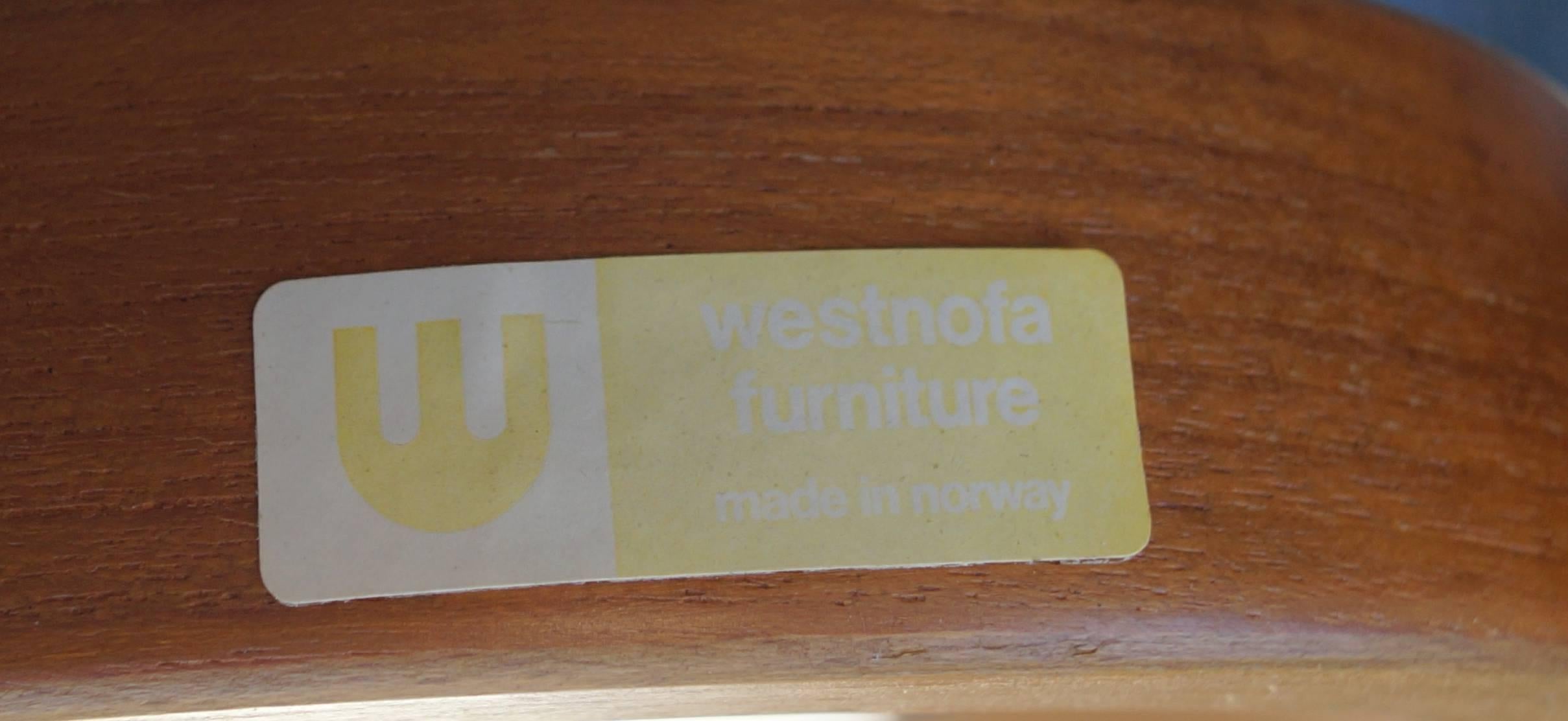 Ingmar Relling Pair of Siesta Sling Lounge Chairs in Leather for Westnofa 1