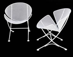Set of Four John Salterini Mid-Century Modern Clamshell Chairs