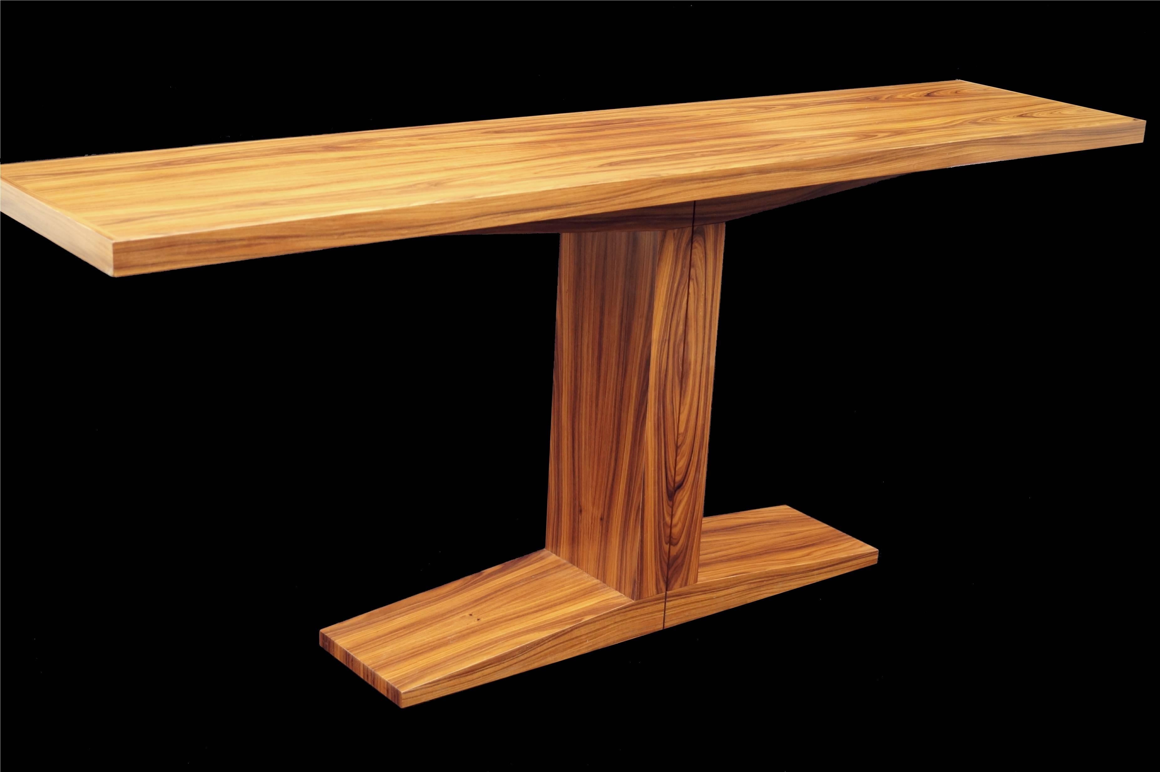 American Unusual Modern Rosewood Console Sofa Table