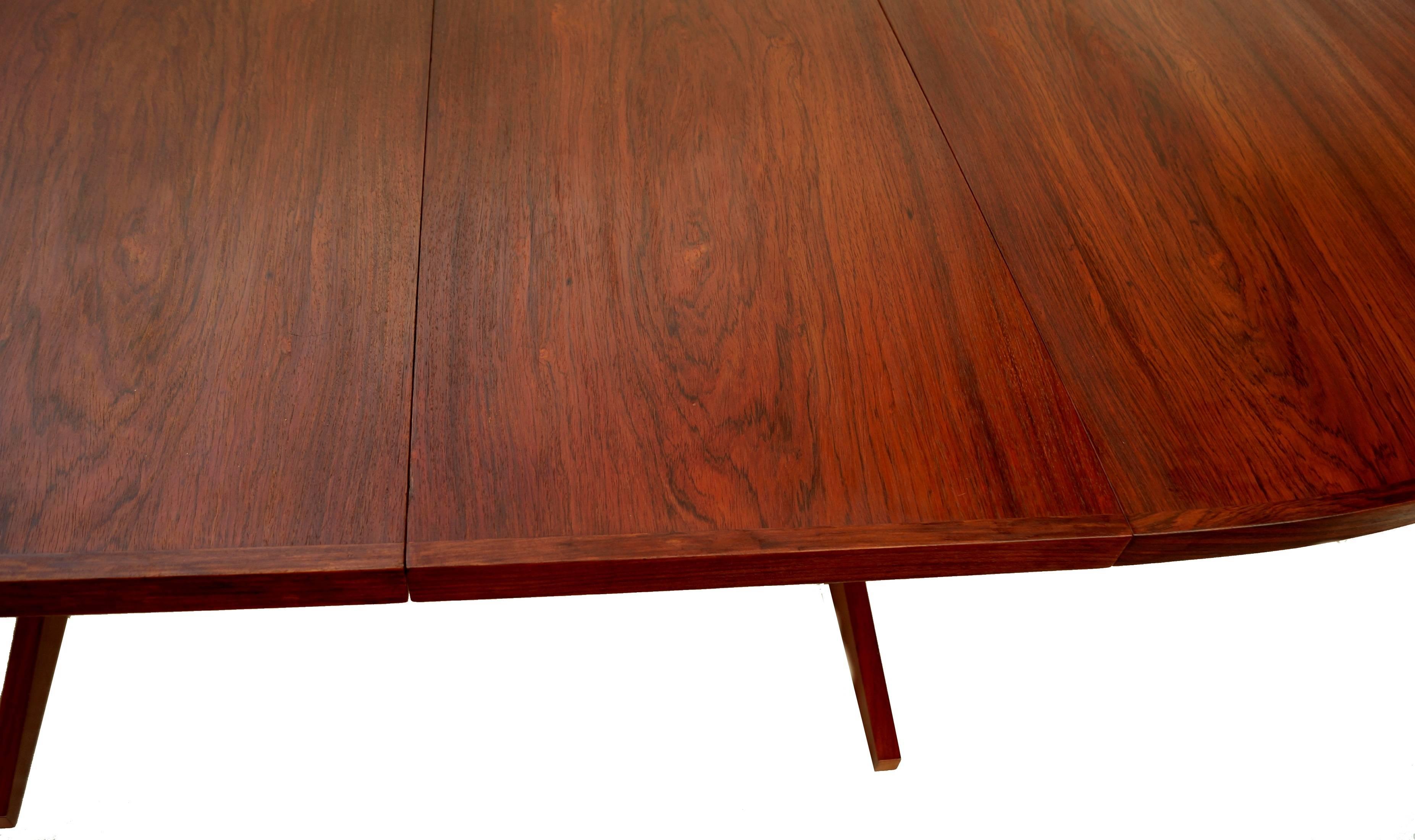 John Mortensen Expandable Rosewood Dining Conference Table 1