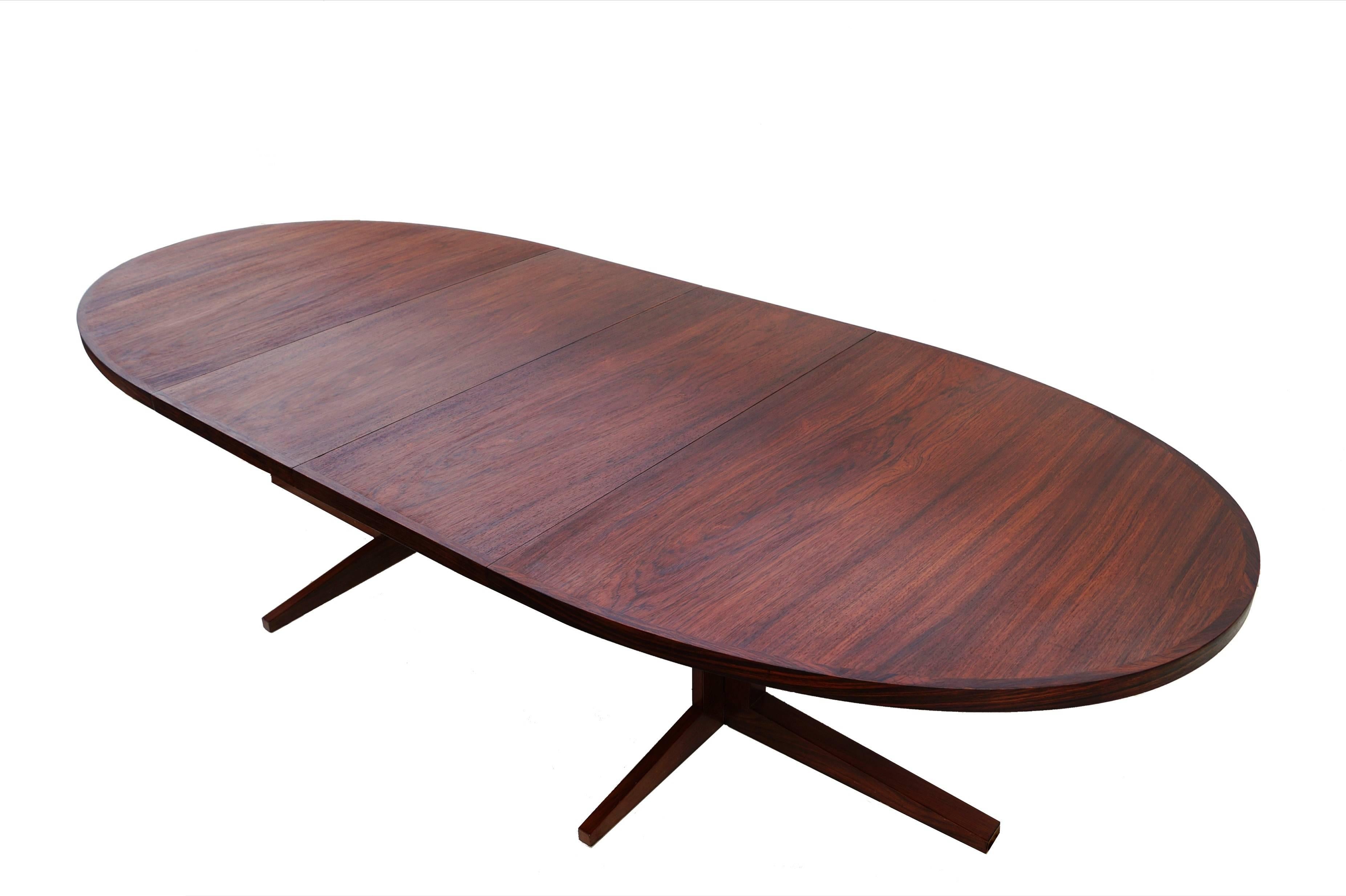 John Mortensen Expandable Rosewood Dining Conference Table 3